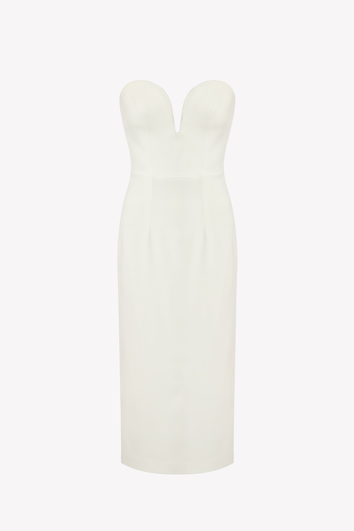 ASTRID Midi Dress in White