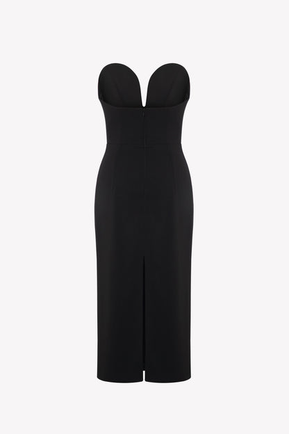 ASTRID Midi Dress in Black