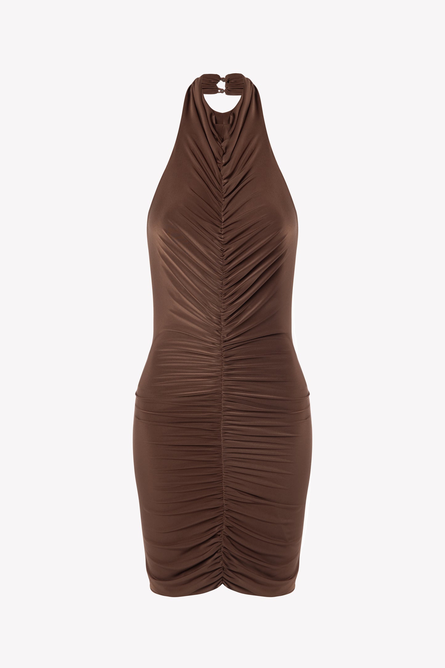 ARIS Mini Dress in Brown