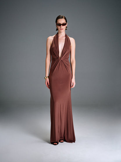 ADORE Maxi Dress in Brown